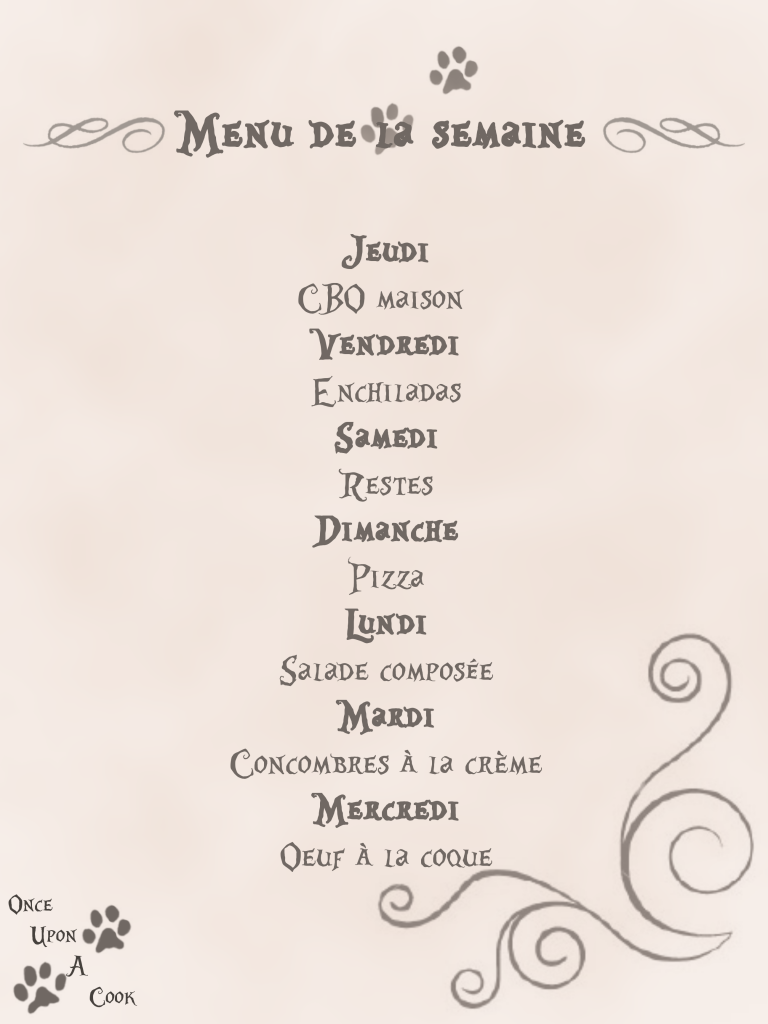 Menu #18