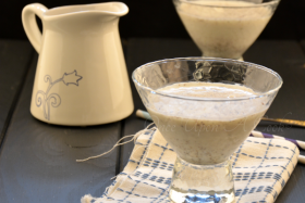 La panna cotta à la vanille…