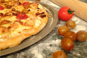 La pizza mirabelle, poulet…