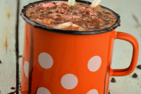 Le chocolat chaud à la rose…
