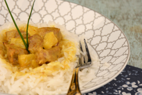 Le curry de porc à l’ananas…
