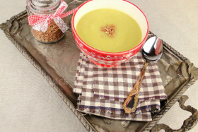 Le velouté de poireaux et kasha…