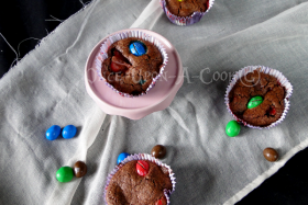 Les brownies fraises et M&M’s…