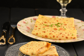 Les crêpes fourrées…