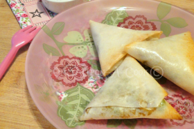 Les samossas de légumes…