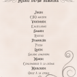 Le menu de la semaine #18